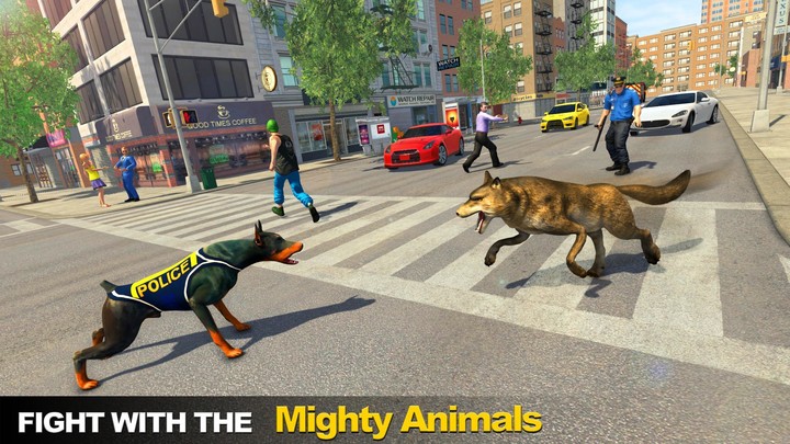 Police Dog VS Wild Wolf Attack screenshot image 11_Popularmodapk.com