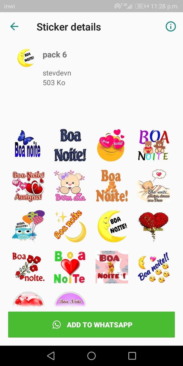 Figurinhas de boa noite 2021 screenshot image 1_Popularmodapk.com