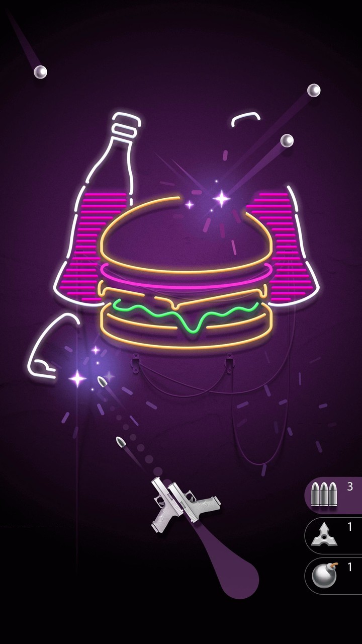 Hit the Light - Neon Shooter screenshot image 1_Popularmodapk.com