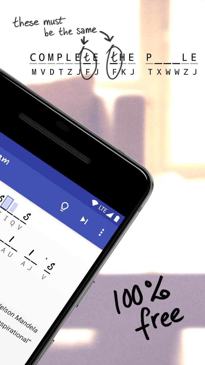 Cryptogram - puzzle quotes screenshot image 7_Popularmodapk.com