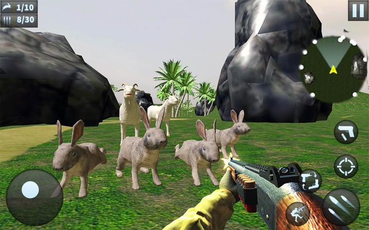 Rabbit Game Sniper Shooting screenshot image 5_Popularmodapk.com