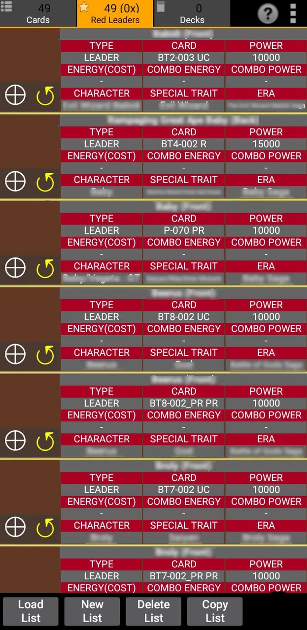 Database for Super Ball TCG screenshot image 3_Popularmodapk.com