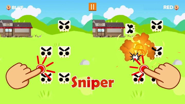Jumping Ninja Party 2 Player screenshot image 5_Popularmodapk.com