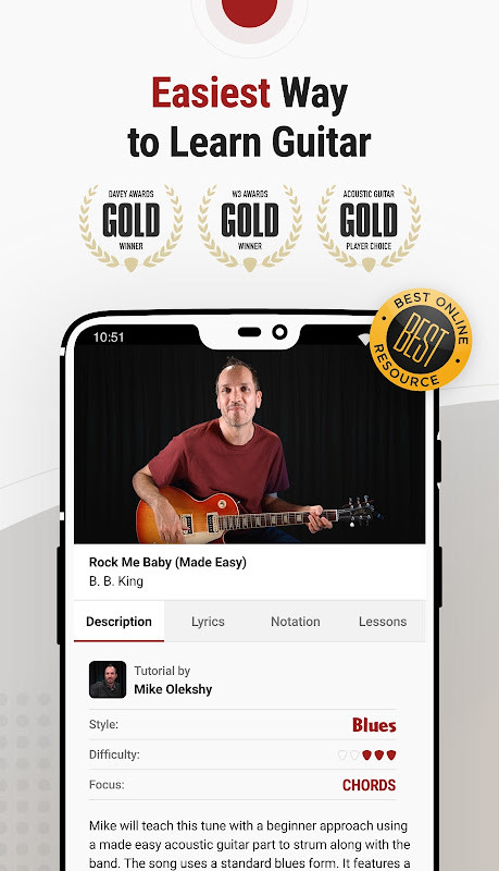 Guitar Lessons by GuitarTricks screenshot image 18_Popularmodapk.com
