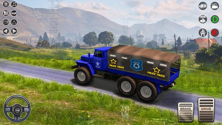 Offroad Police Truck Driver 3D screenshot image 5_Popularmodapk.com