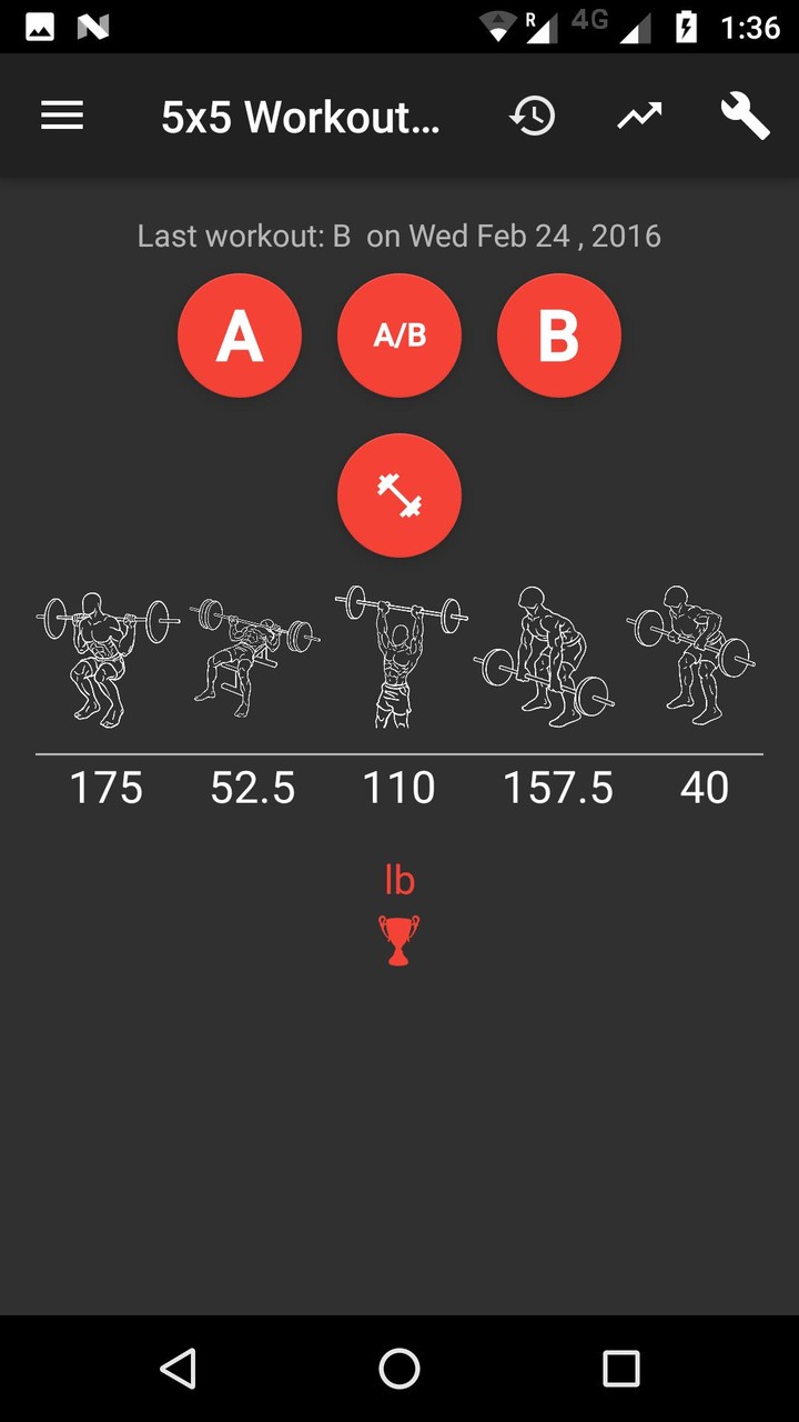 5x5 Workout Logger screenshot image 2_Popularmodapk.com