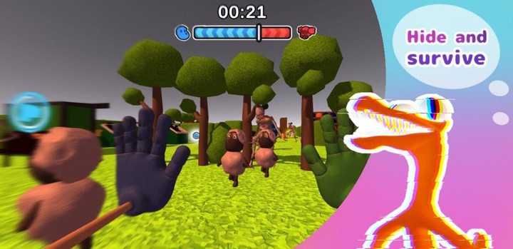 Rainbow and Amanda Friends screenshot image 4_Popularmodapk.com