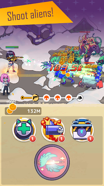 Kawaii Girls Merge and Shoot<span>(Immortality)</span> screenshot image 1_Popularmodapk.com