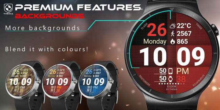 E-Look Watch Face screenshot image 8_Popularmodapk.com