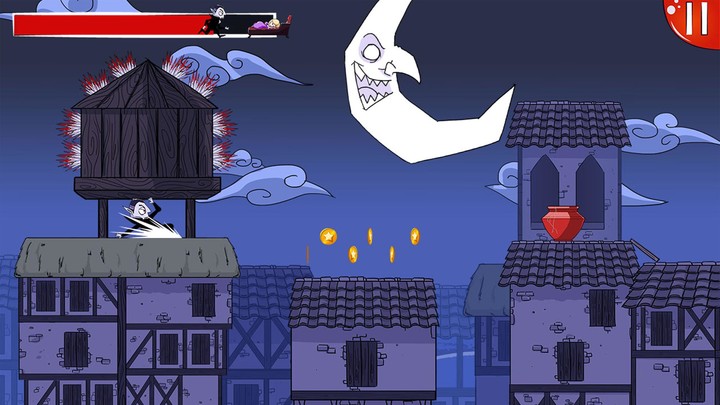 Dracula Quest: run for blood ! screenshot image 2_Popularmodapk.com
