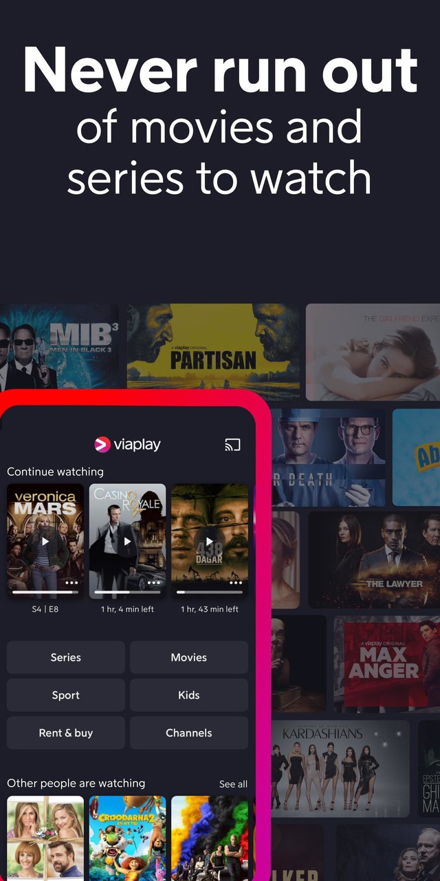 Viaplay: Film, TV & Live Sport screenshot image 5_Popularmodapk.com