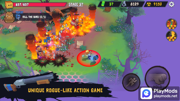 Box Head: Zombie Warfare<span>(Unlimited Uranium)</span> screenshot image 1_Popularmodapk.com