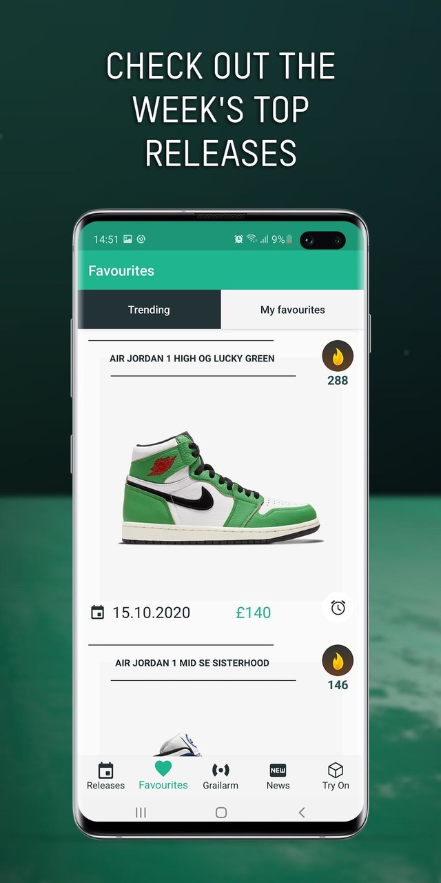 Grailify - Sneaker Releases screenshot image 13_Popularmodapk.com