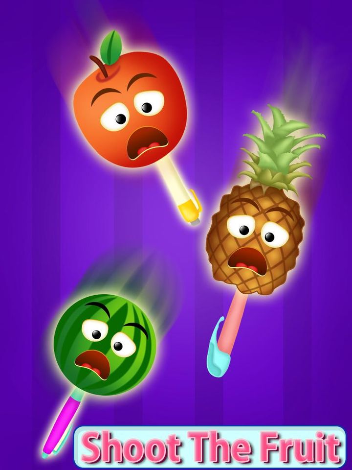 Fruit Pen Shooting screenshot image 1_Popularmodapk.com