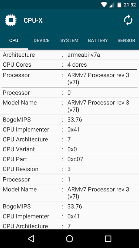 CPU-X screenshot image 4_Popularmodapk.com