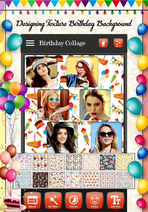 Birthday Photo Collage Maker screenshot image 5_Popularmodapk.com