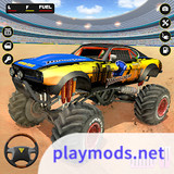 Monster Derby Truck Fighting<span>(Unlimited gold coins)</span>1.0.1_Popularmodapk.com