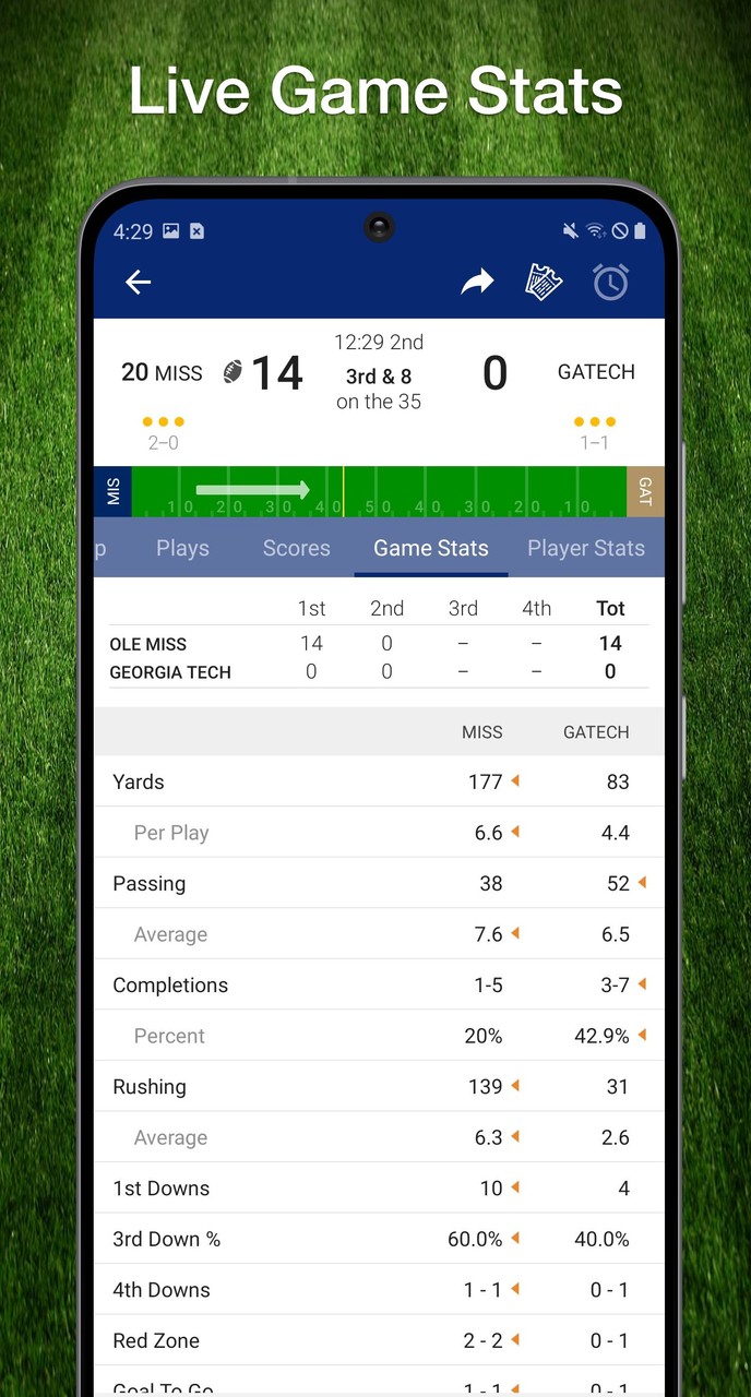 Scores App: College Football screenshot image 7_Popularmodapk.com