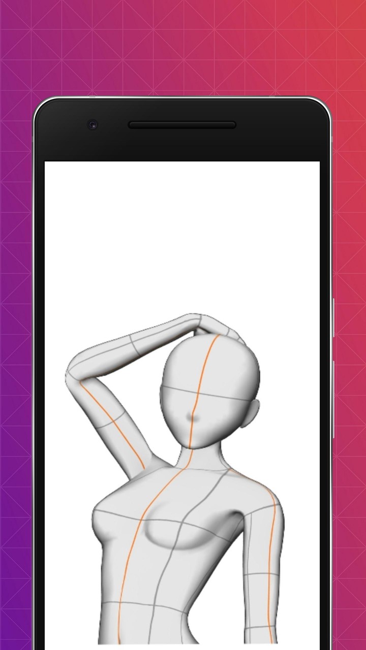 Drawing Anime Pose screenshot image 4_Popularmodapk.com