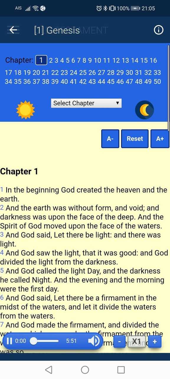 KJV Bible Audio screenshot image 5_Popularmodapk.com