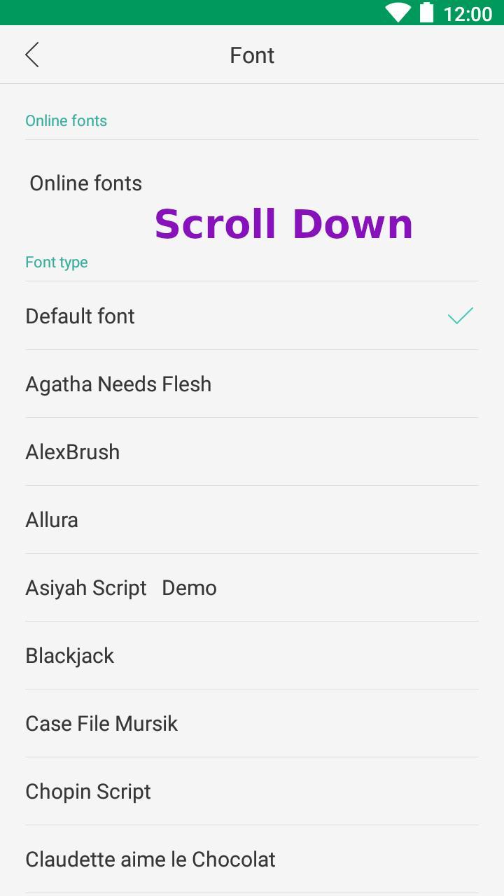 Free Fonts for OPPO screenshot image 2_Popularmodapk.com