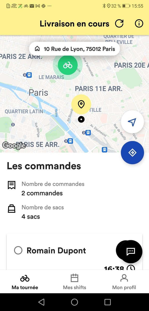 Frichti Coursiers screenshot image 13_Popularmodapk.com