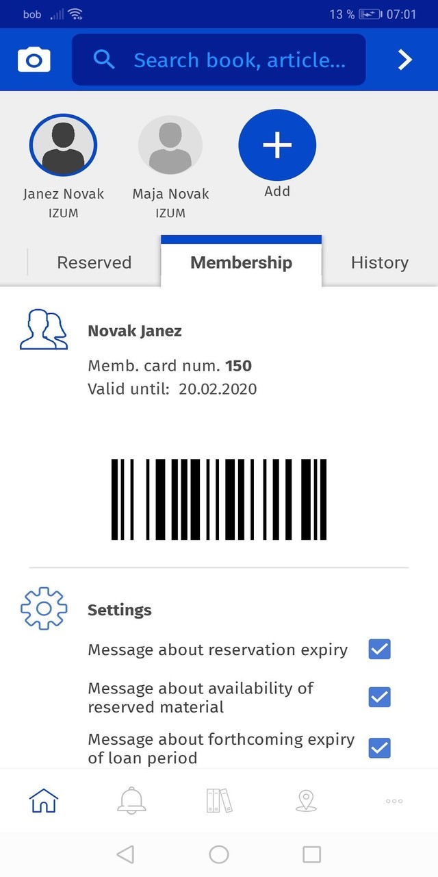 mCOBISS screenshot image 3_Popularmodapk.com