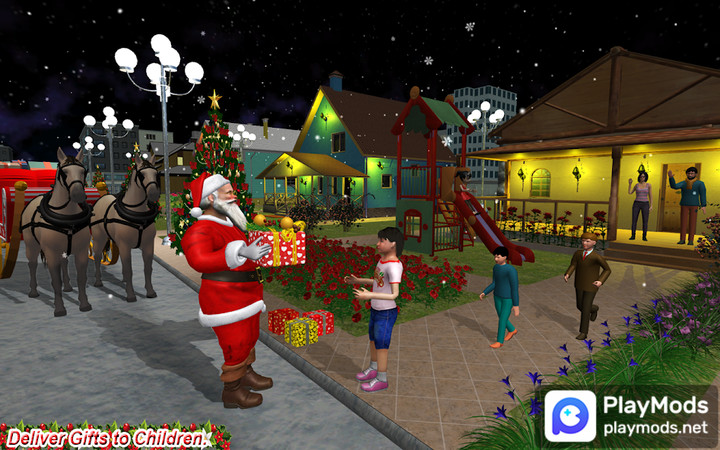 Christmas Flying Santa Gift<span>(No Ads)</span> screenshot image 3_Popularmodapk.com