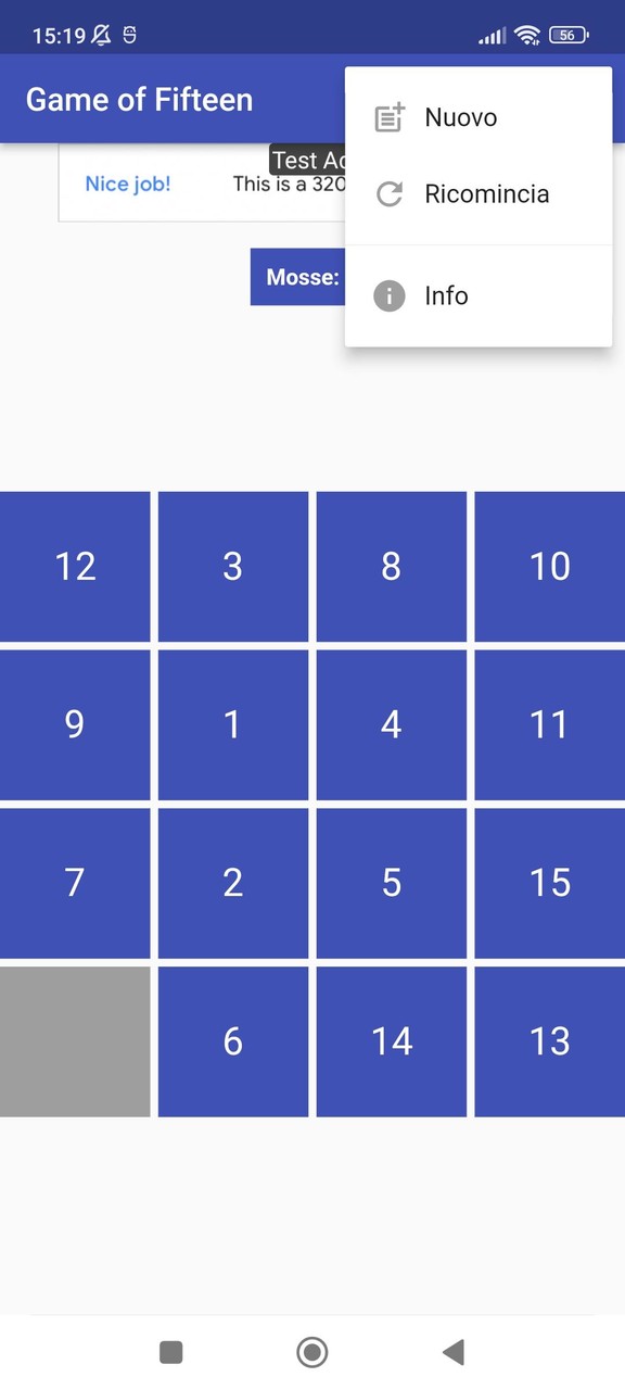 Game of Fifteen screenshot image 2_Popularmodapk.com