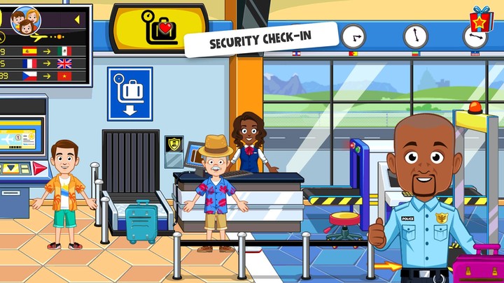 My Town Airport games for kids screenshot image 5_Popularmodapk.com