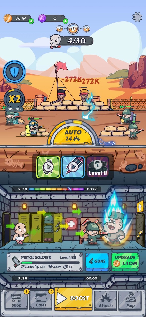 Train Army: Military Empire screenshot image 5_Popularmodapk.com