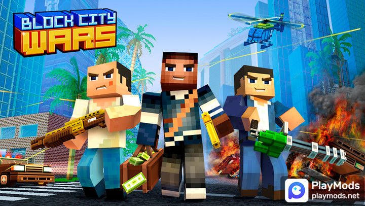 Block City Wars: Pixel Shooter with Battle Royale<span>(Endless bullets)</span> screenshot image 6_Popularmodapk.com