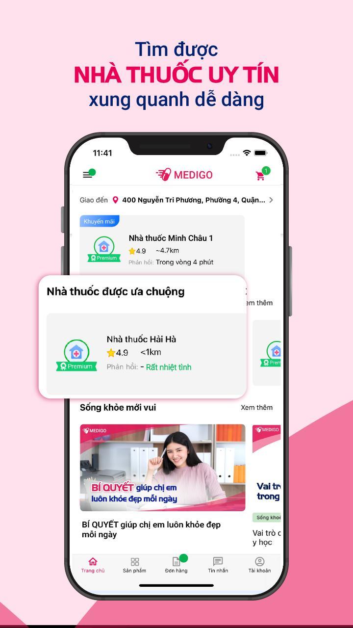Medigo Tư Vấn Giao Thuốc 24/7 screenshot image 7_Popularmodapk.com