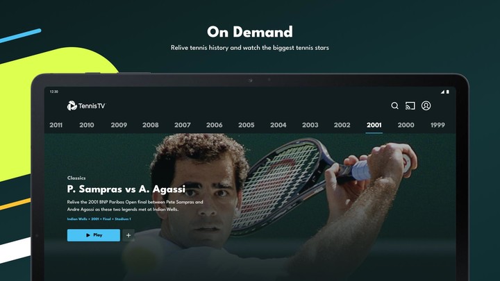 Tennis TV - Live Streaming screenshot image 14_Popularmodapk.com