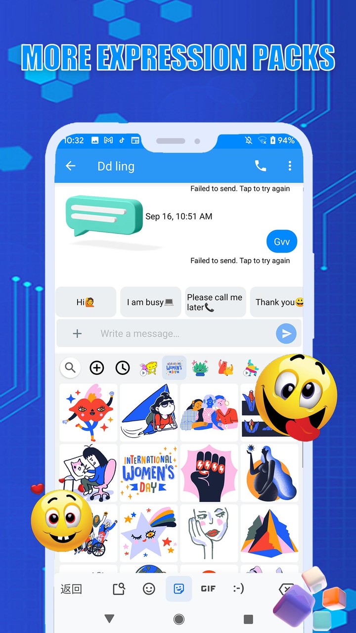 Text Emoji SMS screenshot image 2_Popularmodapk.com