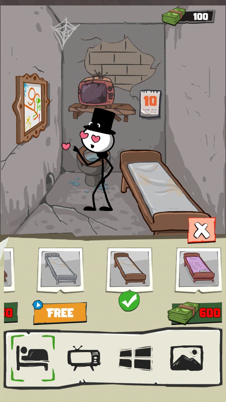 Prison Break: Stickman Story screenshot image 3_Popularmodapk.com