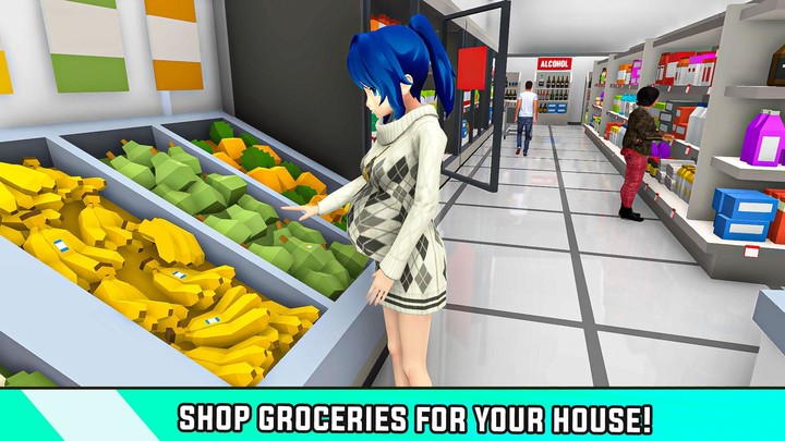 Anime Pregnant Mother 3D screenshot image 2_Popularmodapk.com