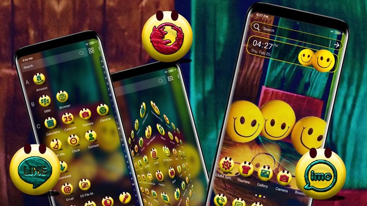 Smiley Emoji Launcher Theme screenshot image 3_Popularmodapk.com