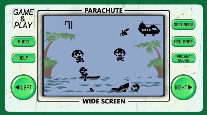 PARACHUTE: 80s arcade games screenshot image 3_Popularmodapk.com