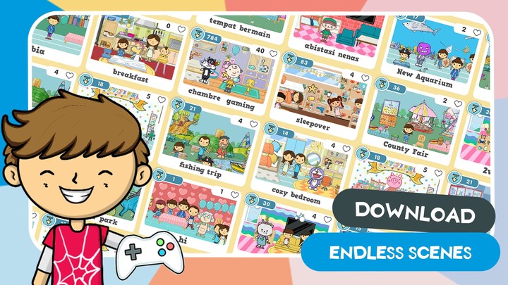 Lila's World:Create Play Learn screenshot image 2_Popularmodapk.com