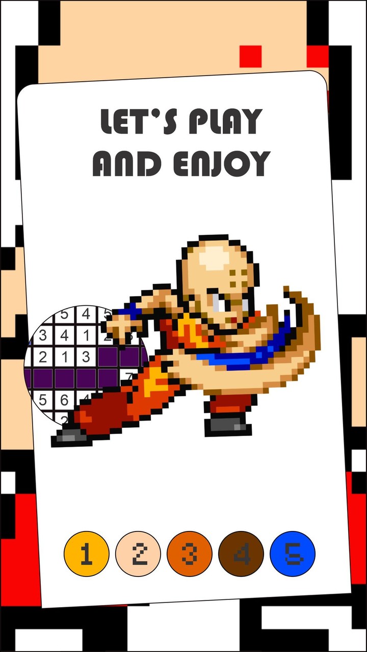 Legendary Fighter Pixel Art screenshot image 2_Popularmodapk.com