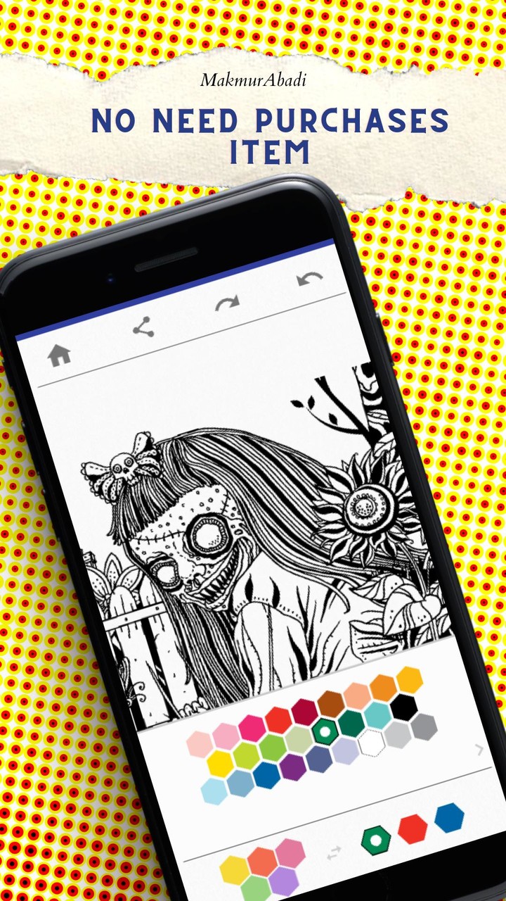 Horror Coloring Pages screenshot image 1_Popularmodapk.com