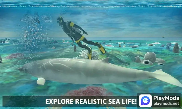 Shark Attack Spear Fishing 3D<span>(Unlock all levels)</span> screenshot image 4_Popularmodapk.com