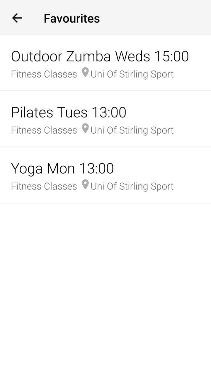 University of Stirling Sport screenshot image 6_Popularmodapk.com