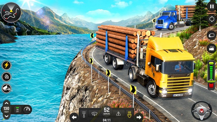 Logging Truck Driving Games screenshot image 2_Popularmodapk.com