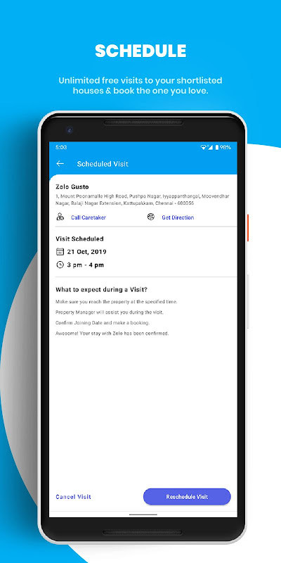 Zolo Coliving App: Managed PG/Hostels/Shared Flats screenshot image 2_Popularmodapk.com