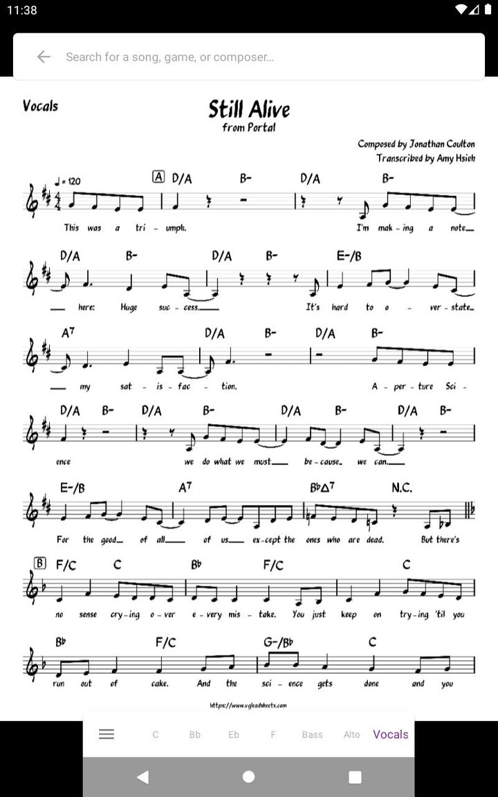 VGLeadSheets screenshot image 9_Popularmodapk.com