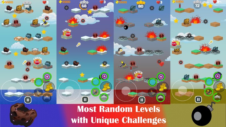 Super Ball Ug:2d bouncing ball screenshot image 1_Popularmodapk.com