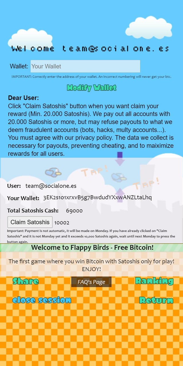 Flappi Bitcoin screenshot image 5_Popularmodapk.com
