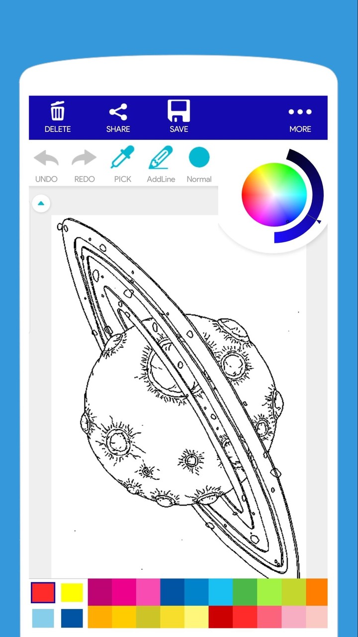 Planet & Space Coloring Book screenshot image 6_Popularmodapk.com
